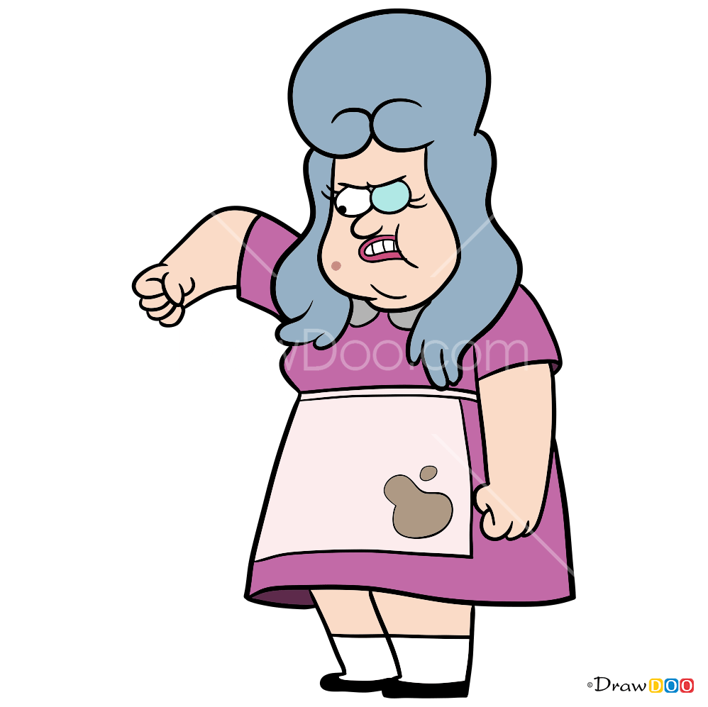 How to Draw Lazy Susan, Gravity Falls